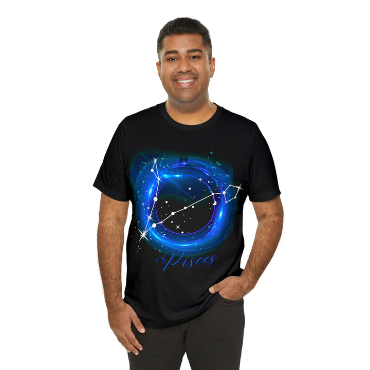 Pisces Constellation Unisex Jersey Short Sleeve Tee