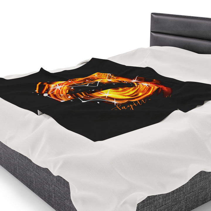 Sagittarius Velveteen Plush Blanket