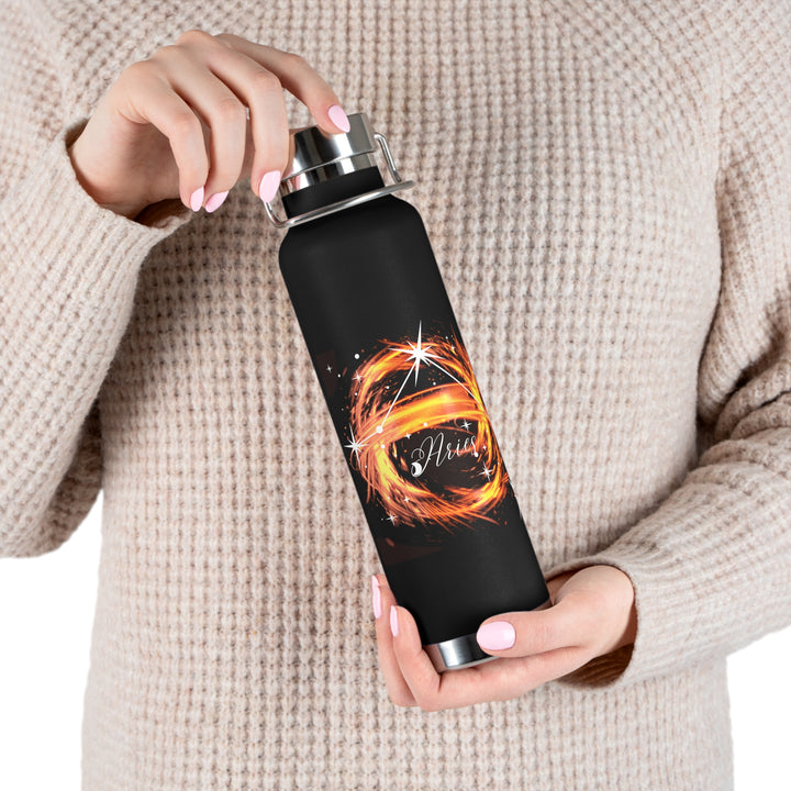 Aries Constellation Copper Vacuum Insulated Bottle, 22oz