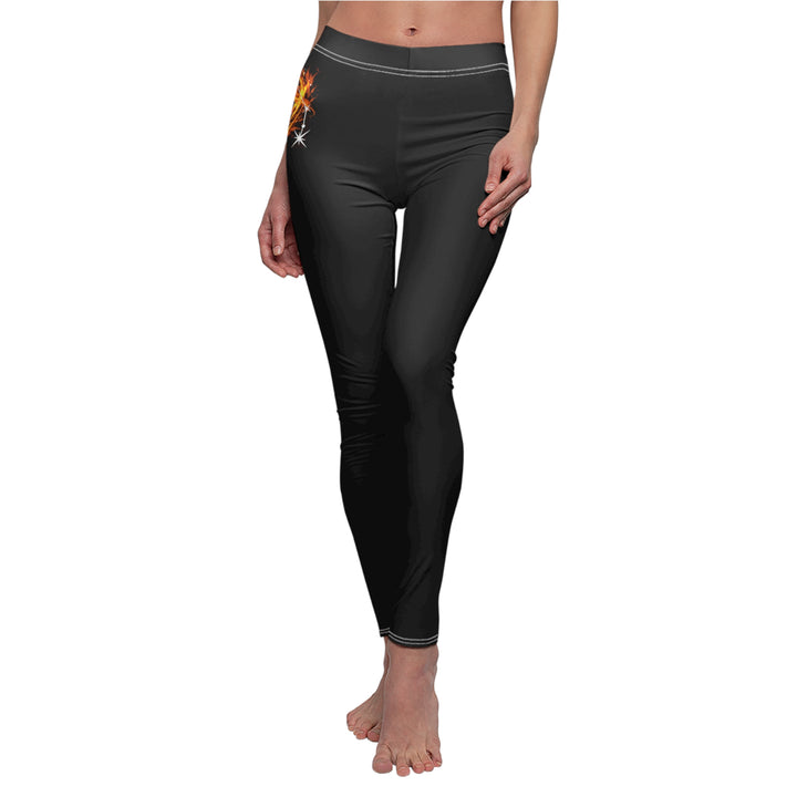 Aries Constellation - Women's Cut & Sew Casual Leggings (AOP)