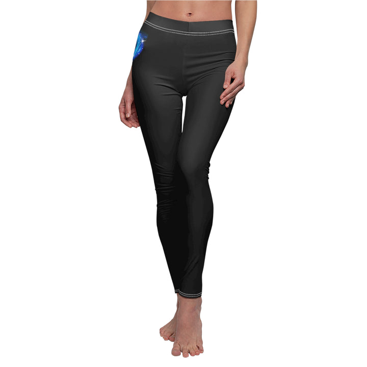 Libra Constellation - Women's Cut & Sew Casual Leggings (AOP)