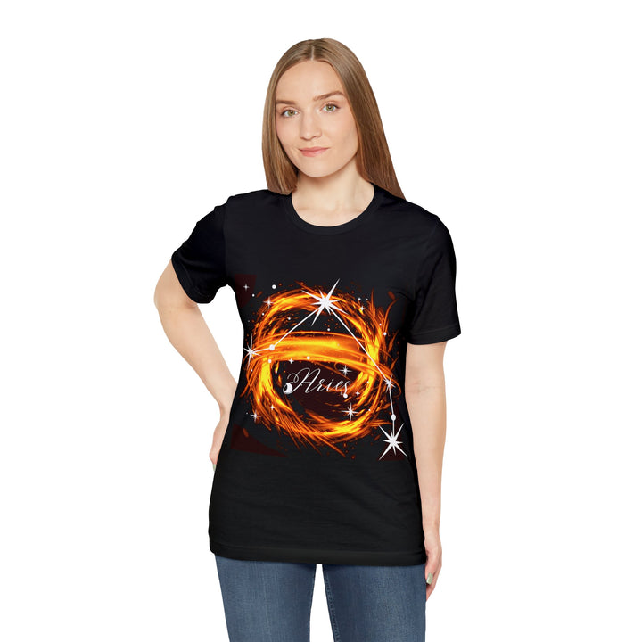 Aries Constellation Unisex Jersey Short Sleeve Tee