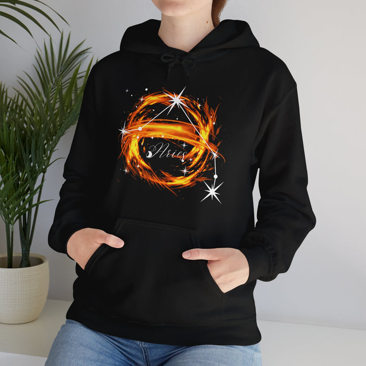 Aries Constellation Unisex Heavy Blend™ Hooded Sweatshirt