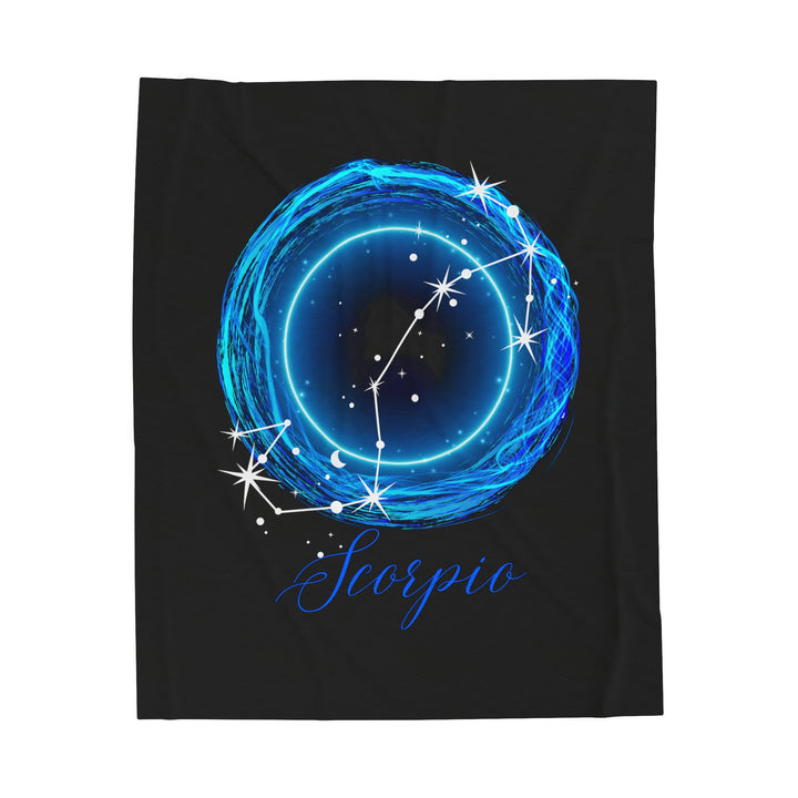 Scorpio Velveteen Plush Blanket