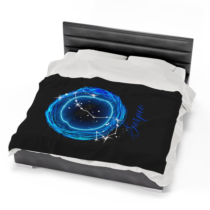 Scorpio Velveteen Plush Blanket