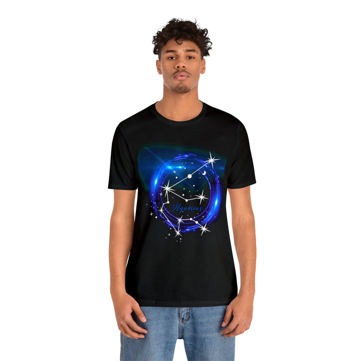 Aquarius Constellation Unisex Jersey Short Sleeve Tee