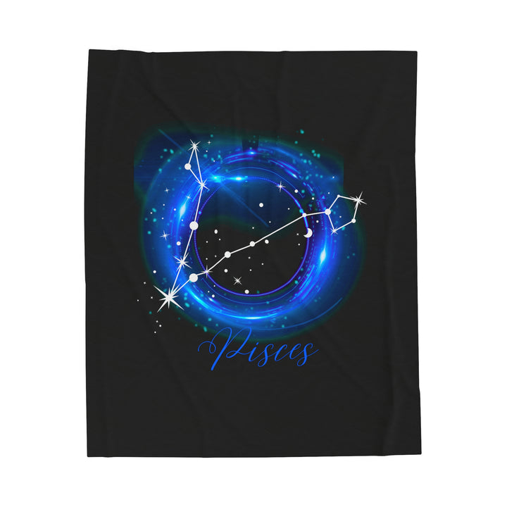 Pisces Velveteen Plush Blanket