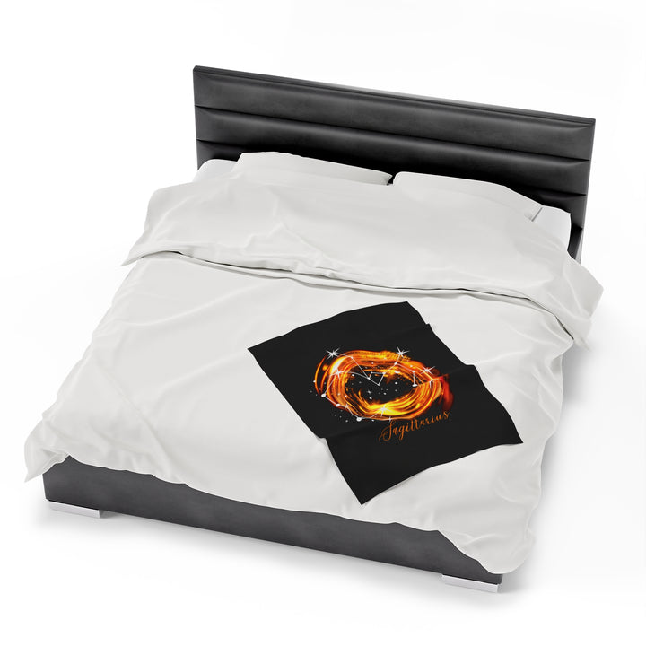 Sagittarius Velveteen Plush Blanket