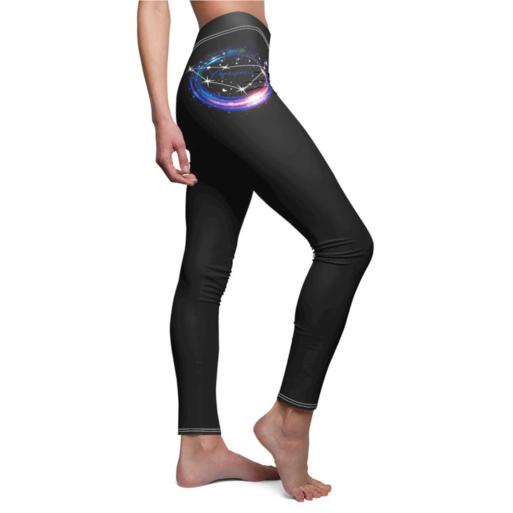 Capricorn Constellation - Women's Cut & Sew Casual Leggings (AOP)