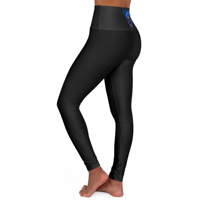 Aquarius Constellation - High Waisted Yoga Leggings (AOP)