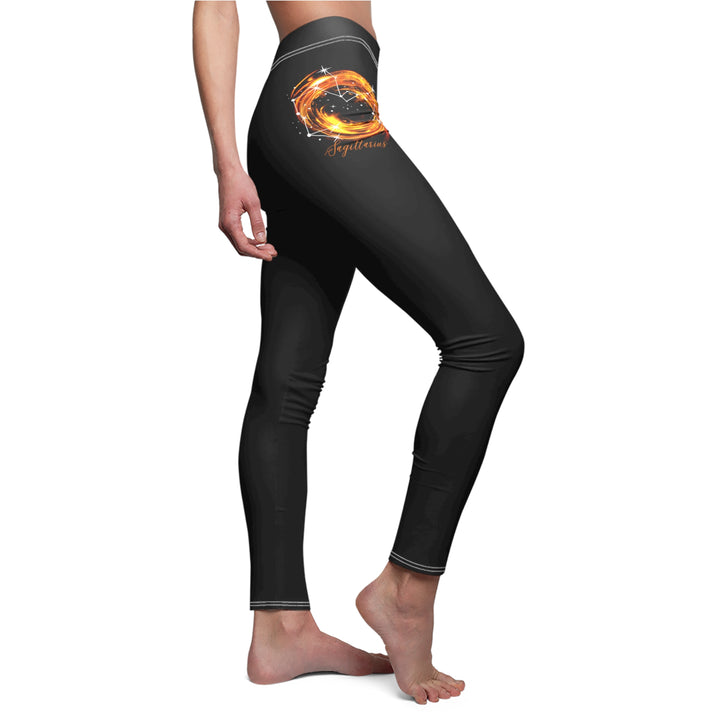 Sagittarius Constellation - Women's Cut & Sew Casual Leggings (AOP)