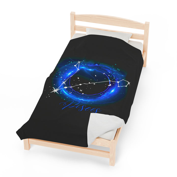 Pisces Velveteen Plush Blanket