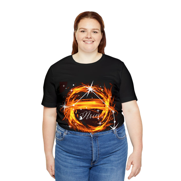 Aries Constellation Unisex Jersey Short Sleeve Tee