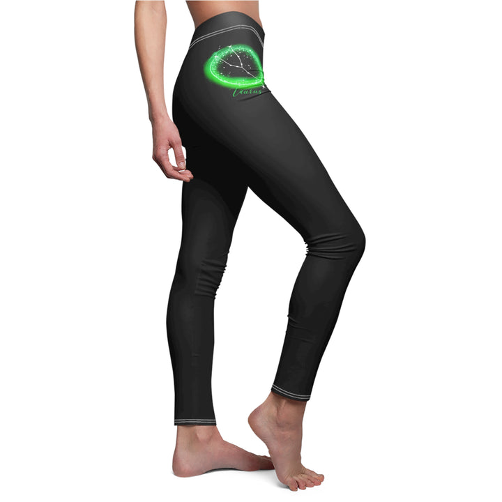 Taurus Constellation - Women's Cut & Sew Casual Leggings (AOP)