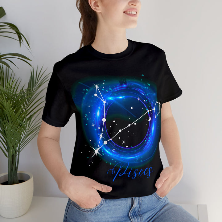 Pisces Constellation Unisex Jersey Short Sleeve Tee