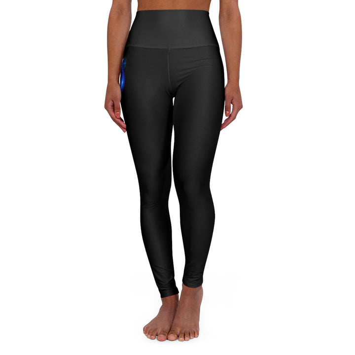 Aquarius Constellation - High Waisted Yoga Leggings (AOP)