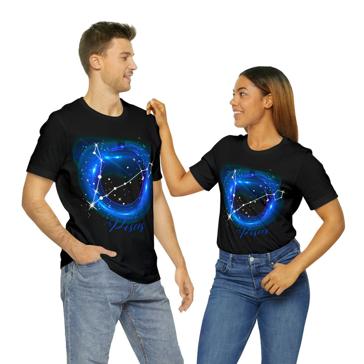 Pisces Constellation Unisex Jersey Short Sleeve Tee