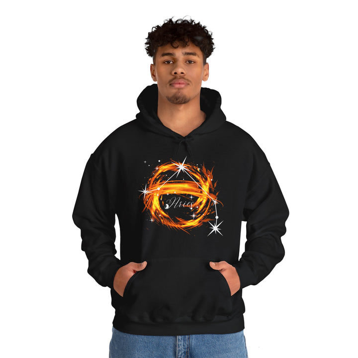 Aries Constellation Unisex Heavy Blend™ Hooded Sweatshirt