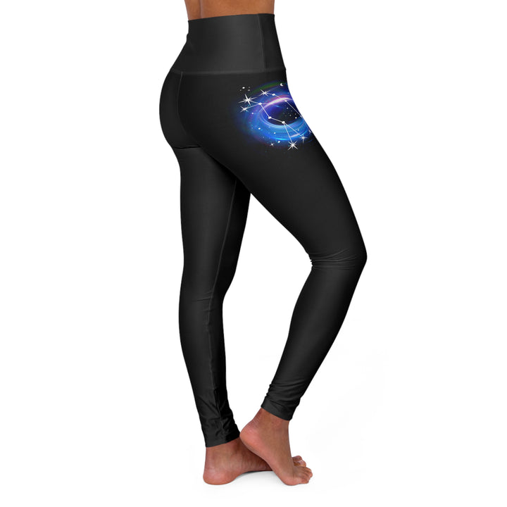 Gemini Constellation - High Waisted Yoga Leggings (AOP)