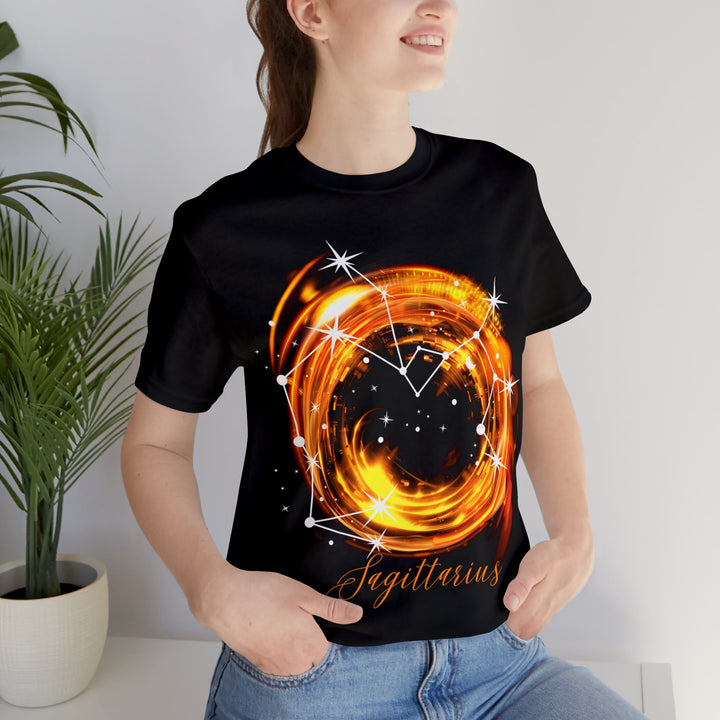 Sagittarius Constellation Unisex Jersey Short Sleeve Tee