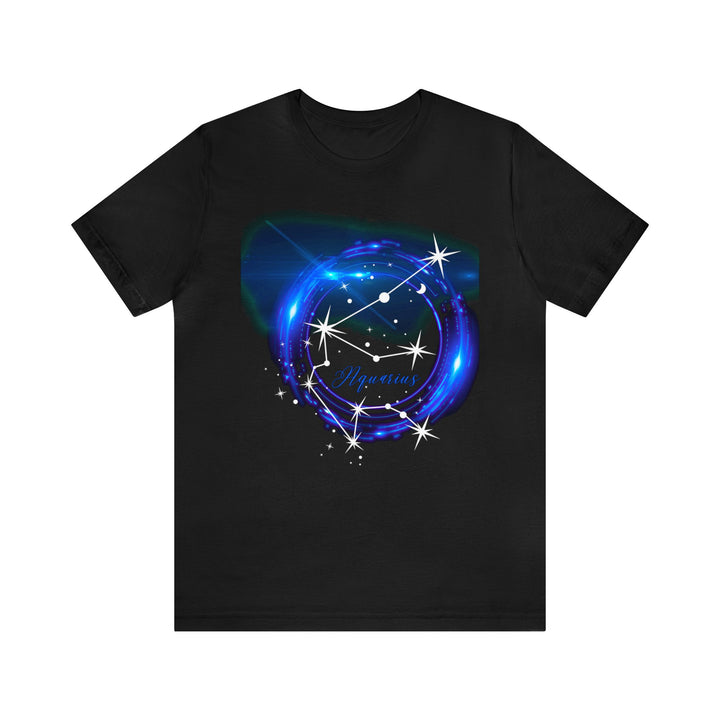 Aquarius Constellation Unisex Jersey Short Sleeve Tee