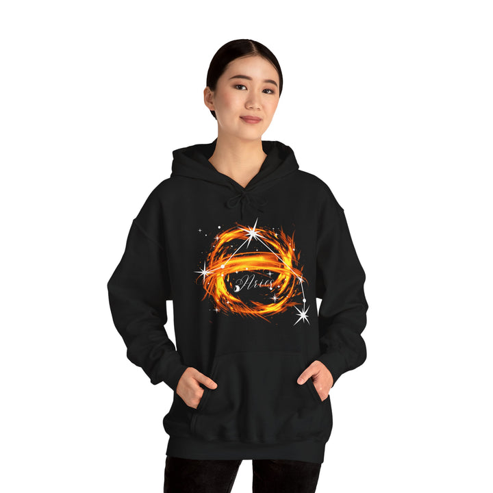 Aries Constellation Unisex Heavy Blend™ Hooded Sweatshirt