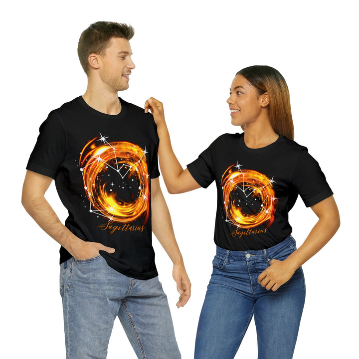 Sagittarius Constellation Unisex Jersey Short Sleeve Tee