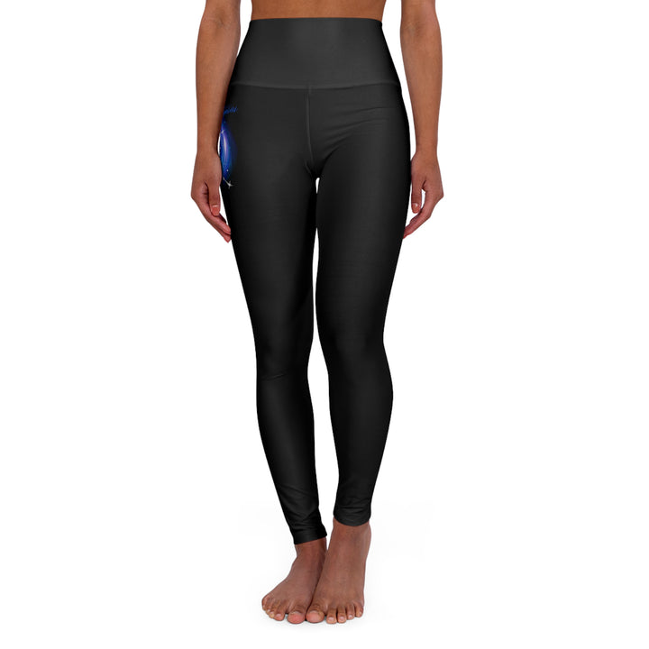 Gemini Constellation - High Waisted Yoga Leggings (AOP)