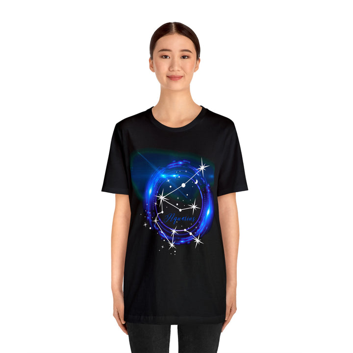 Aquarius Constellation Unisex Jersey Short Sleeve Tee