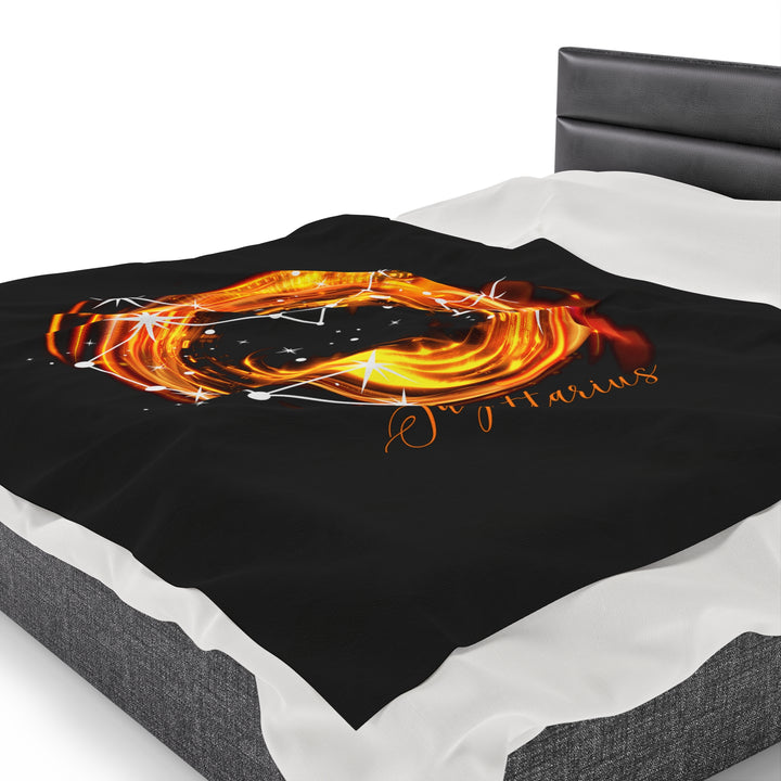 Sagittarius Velveteen Plush Blanket