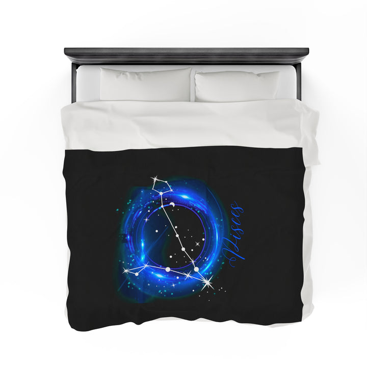 Pisces Velveteen Plush Blanket